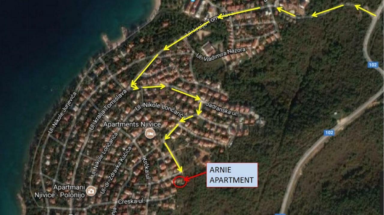 Apartment Arnie Njivice Luaran gambar
